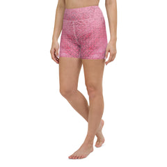 Honeycomb Hurdle Texture Yoga Shorts