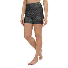 Sateen Stride Texture Yoga Shorts