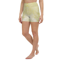 Velvet Verve Texture Yoga Shorts