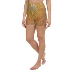 Diamond Dash Texture Yoga Shorts