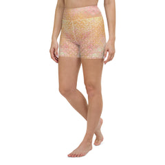 Sateen Sprint Texture Yoga Shorts