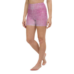 Velvet Touch Texture Yoga Shorts