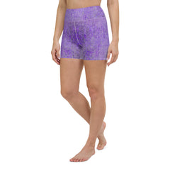 Linen Luxe Texture Yoga Shorts