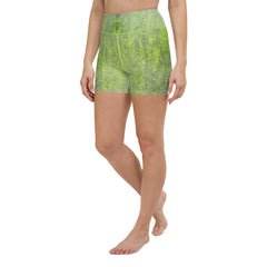 Jacquard Jet Texture Yoga Shorts