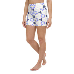 Cosmic Diamond Dreams Yoga Shorts