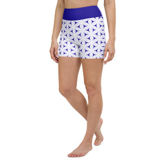 Dreamy Cloudscape Yoga Shorts