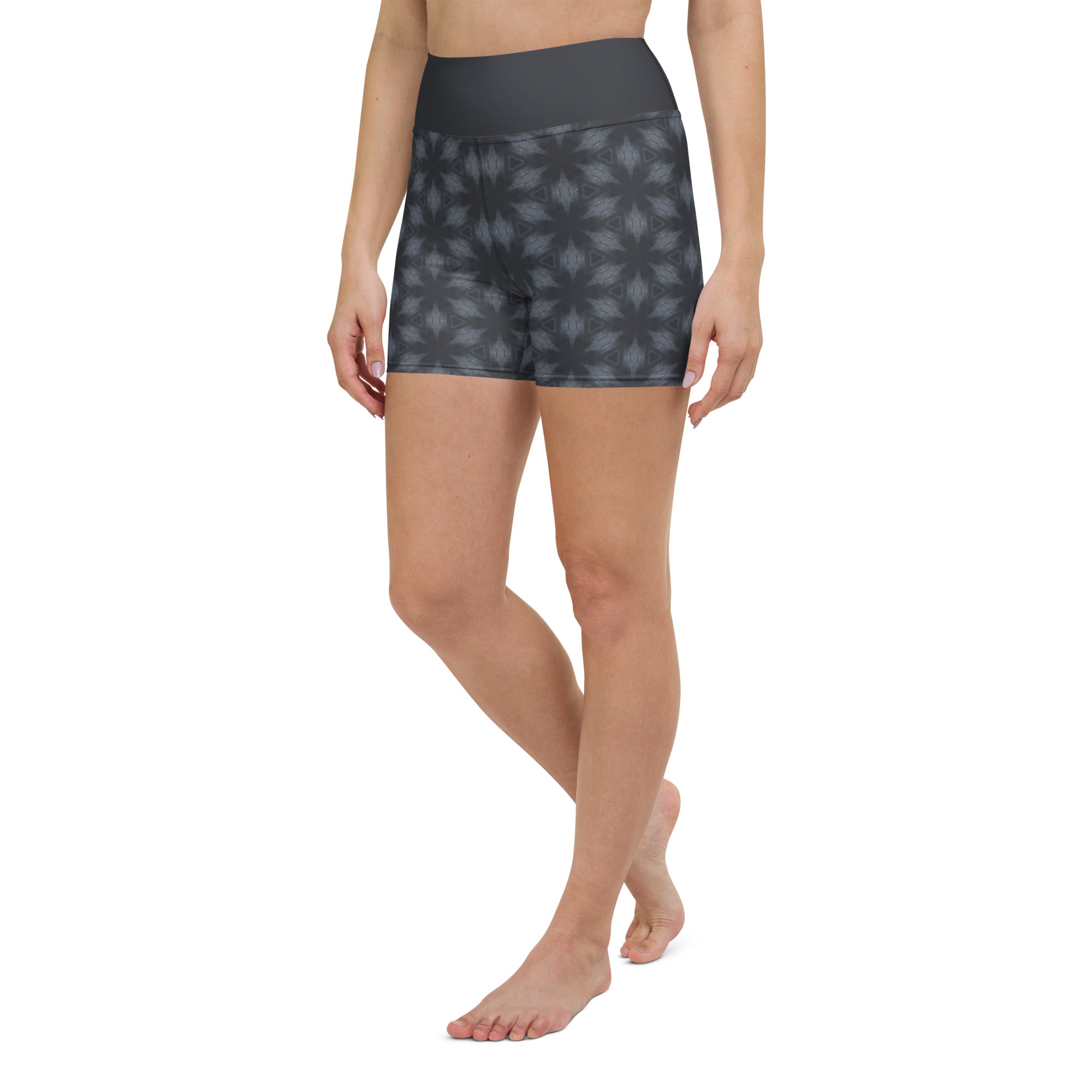 Mystical Moonlit Yoga Shorts