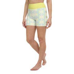 Active wear fashion with Prism Magic Yoga Shorts