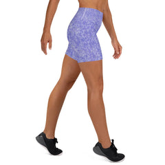 Comfort-fit yoga shorts for dynamic movement.