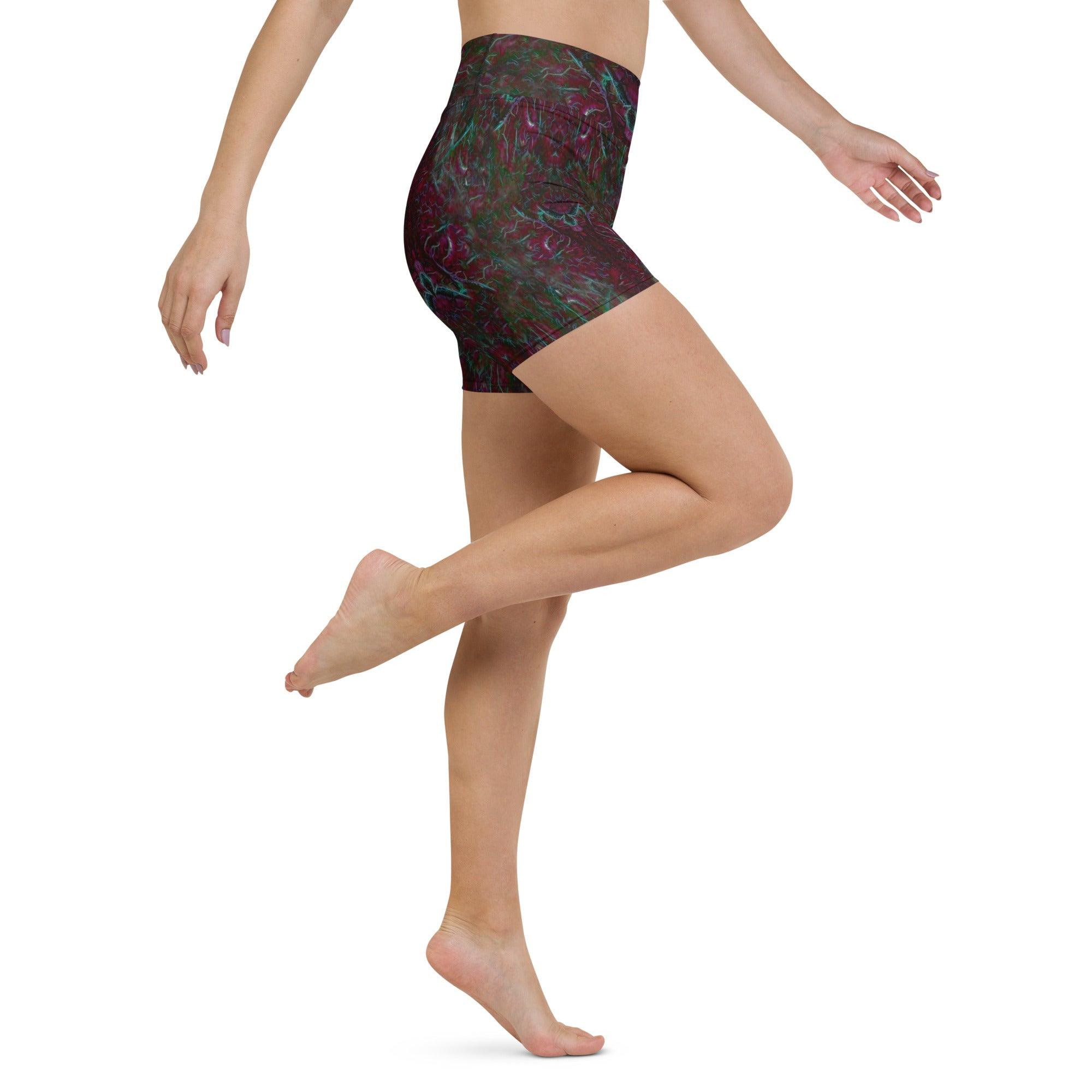 Breathable fabric Roots 5 Yoga Shorts for intense yoga routines