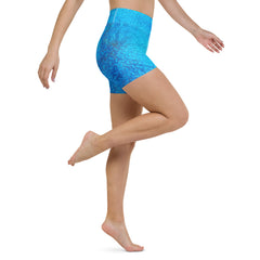 Waffle Weave Texture Yoga Shorts