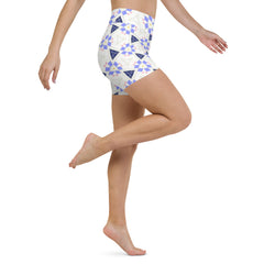 Cosmic Diamond Dreams Yoga Shorts