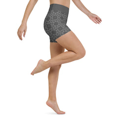 Celestial Serenity All-Over Print Yoga Shorts