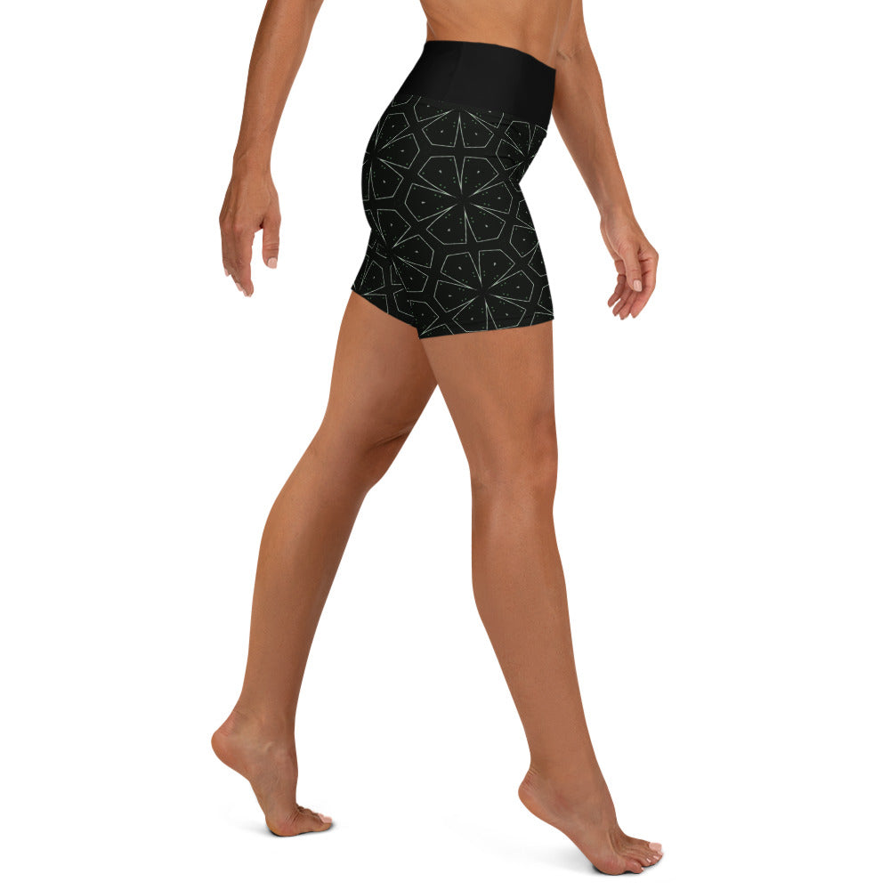 Zen Enigma All-Over Print Yoga Shorts