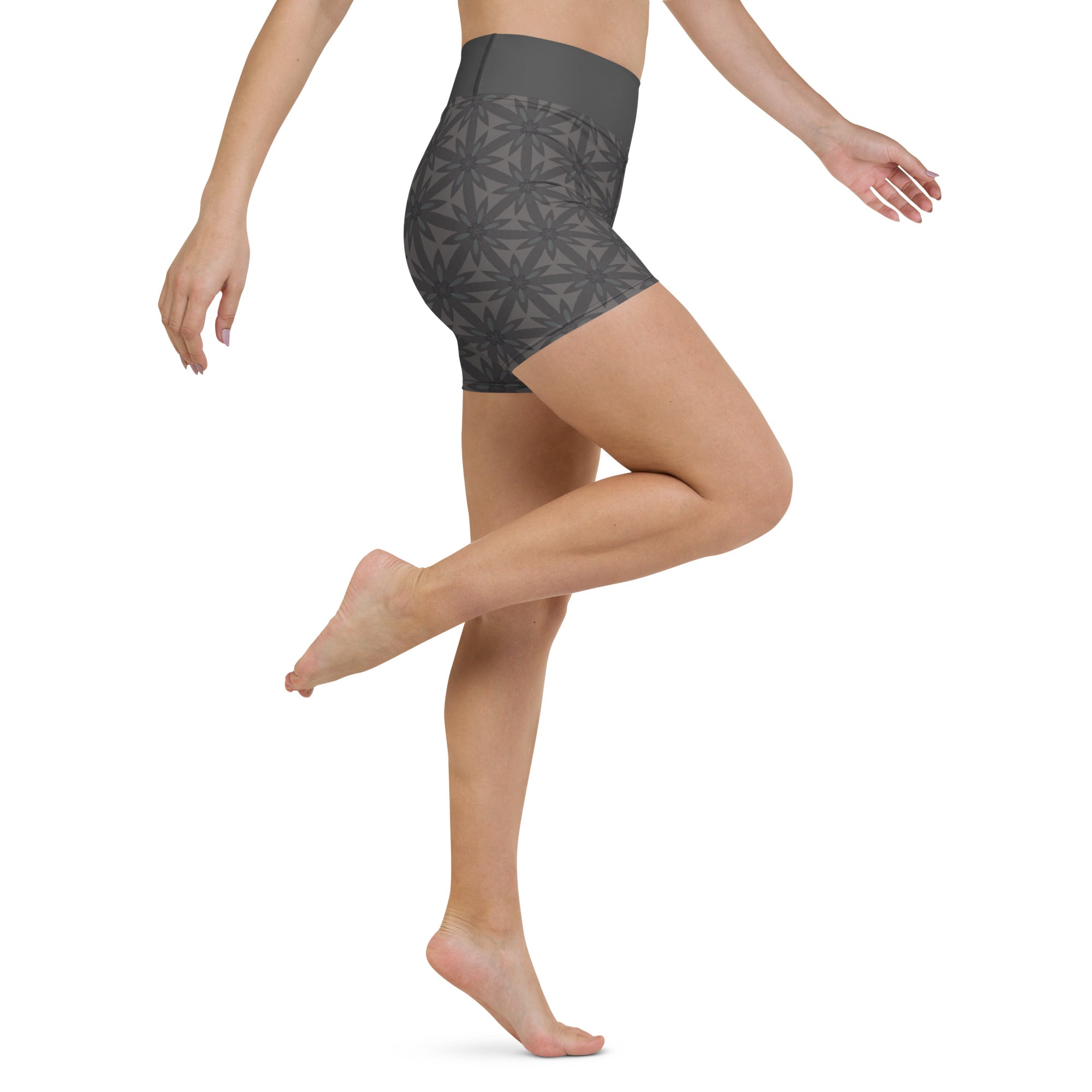 Boho Chic Mandala Yoga Shorts