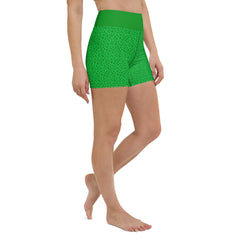 Zebra Dash Yoga Shorts