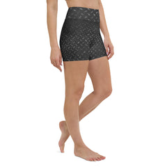 Sateen Stride Texture Yoga Shorts