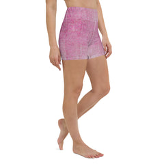 Velvet Touch Texture Yoga Shorts