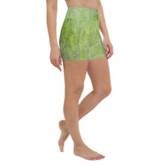 Jacquard Jet Texture Yoga Shorts