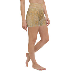 Bamboo Bound Texture Yoga Shorts