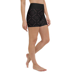 Urban Hues All-Over Print Yoga Shorts