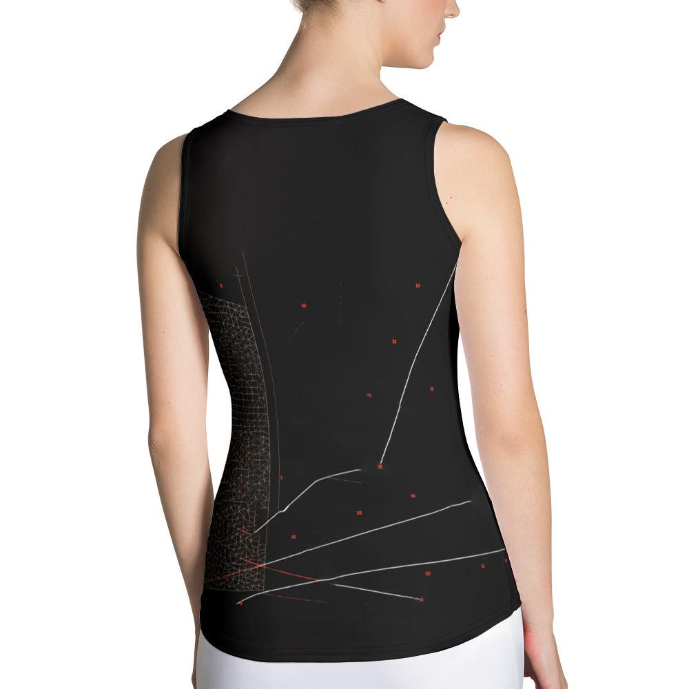 Alluring Feminine Dance Posture Sublimation Cut & Sew Tank Top - Beyond T-shirts