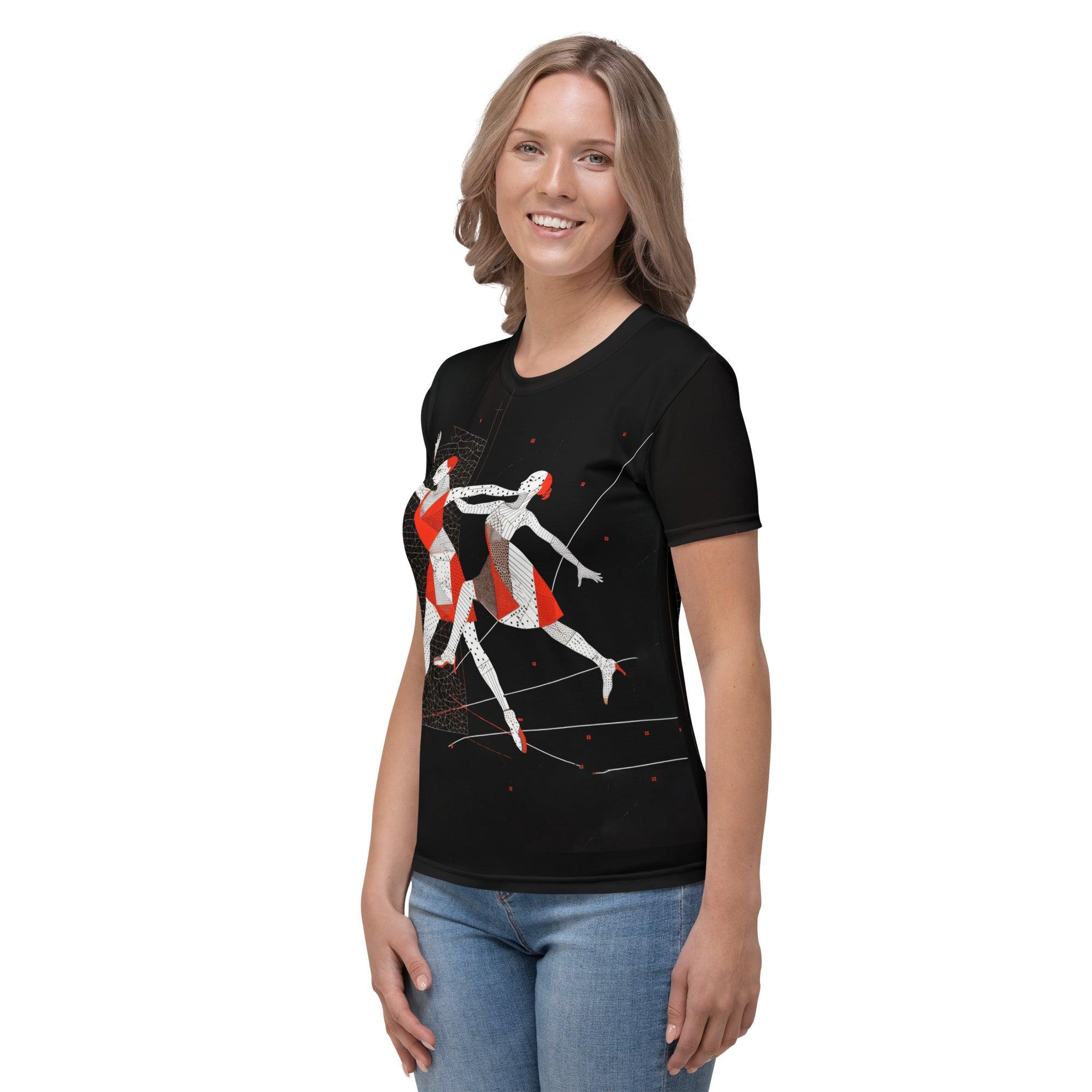 Alluring Feminine Dance Posture Women's T-shirt - Beyond T-shirts