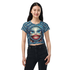 America's Heartland All-Over Print Crop Tee - Beyond T-shirts