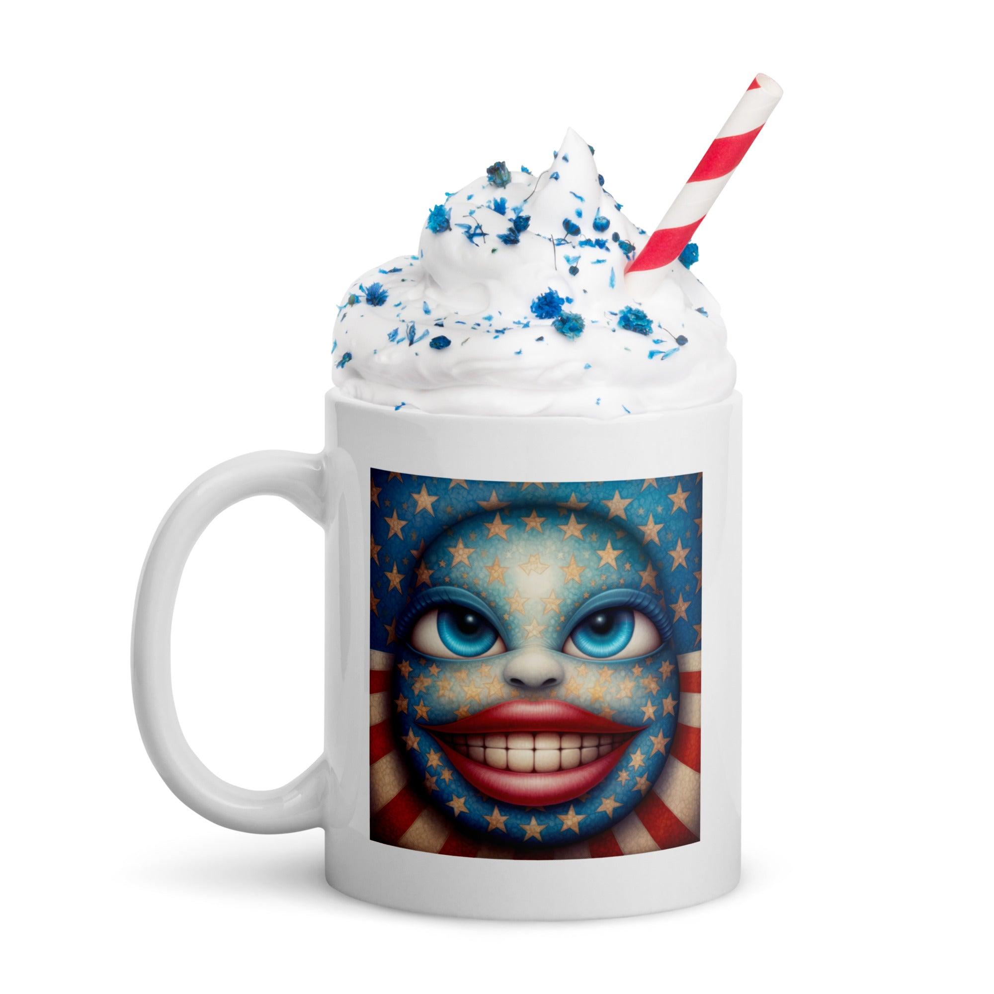 America's Heartland White Glossy Mug - Beyond T-shirts