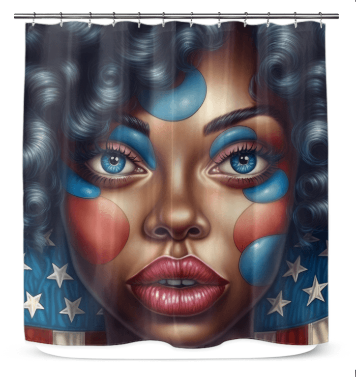 America The Beautiful Shower Curtain - Beyond T-shirts