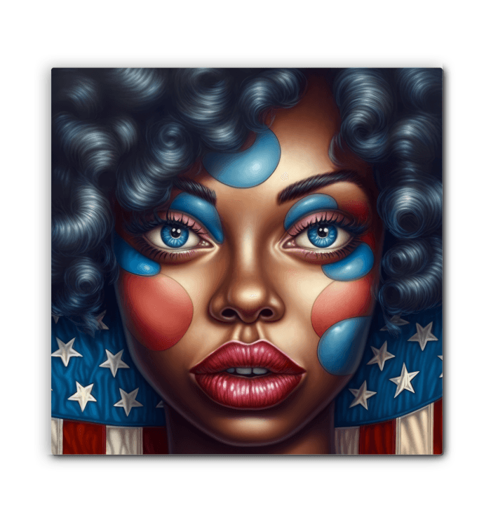 America The Beautiful Wrapped Canvas - Beyond T-shirts