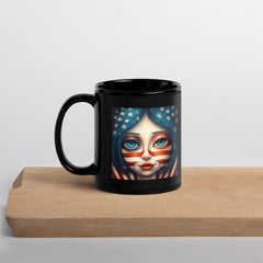 American Adventure Black Glossy Mug - Beyond T-shirts