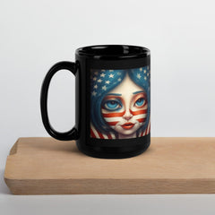 American Adventure Black Glossy Mug - Beyond T-shirts