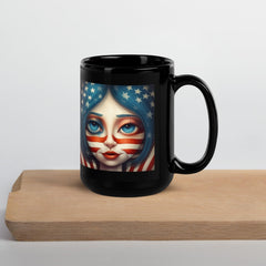 American Adventure Black Glossy Mug - Beyond T-shirts