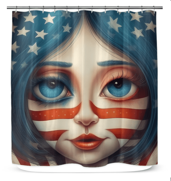 American Adventure Shower Curtain - Beyond T-shirts