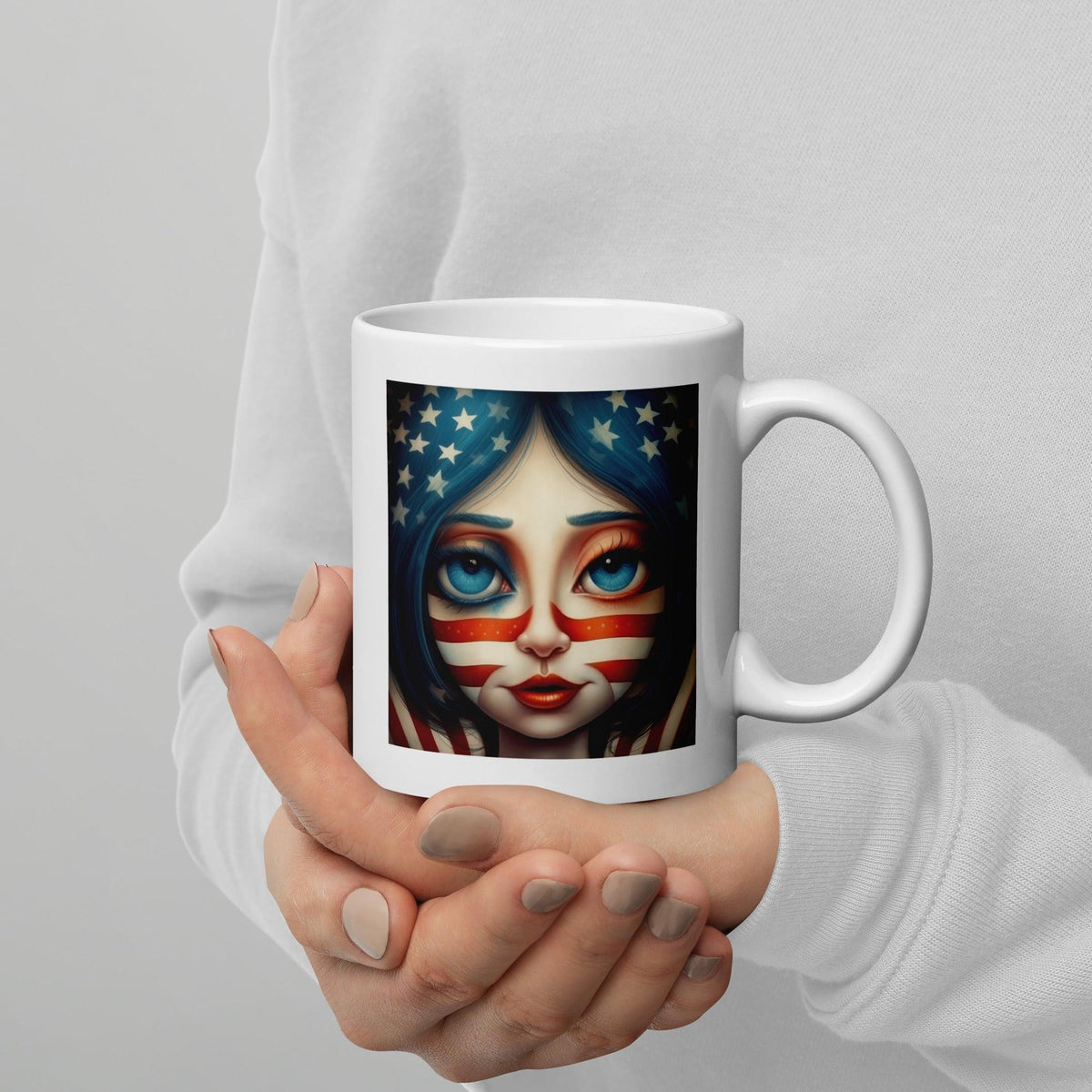 American Adventure White Glossy Mug - Beyond T-shirts