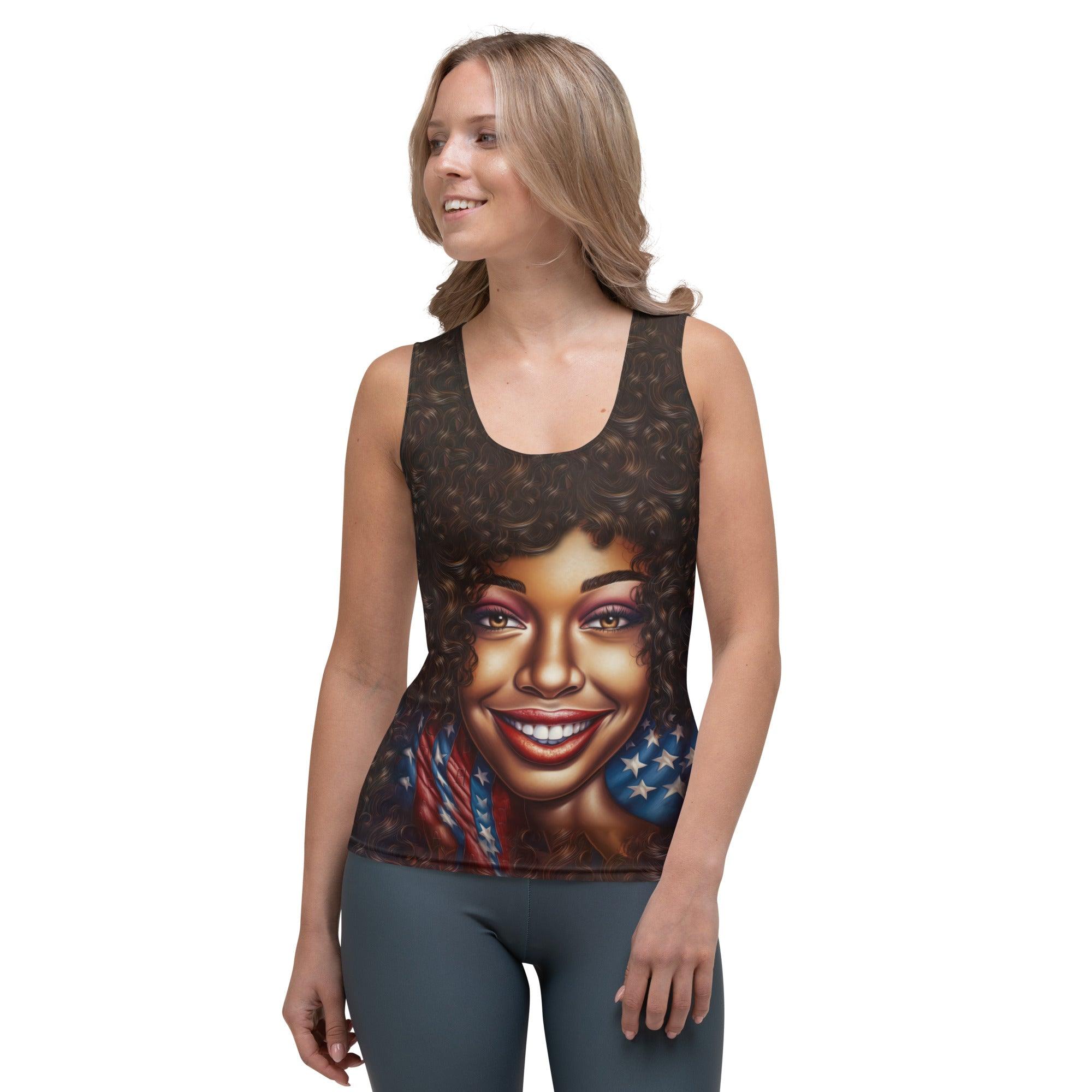 American Anthem Sublimation Cut & Sew Tank Top - Beyond T-shirts