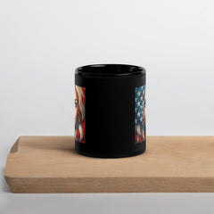 American Aspiration Black Glossy Mug - Beyond T-shirts