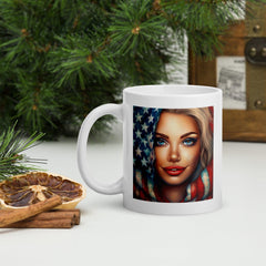 American Aspirations White Glossy Mug - Beyond T-shirts