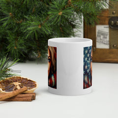 American Aspirations White Glossy Mug - Beyond T-shirts