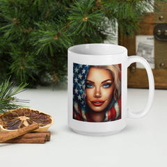 American Aspirations White Glossy Mug - Beyond T-shirts