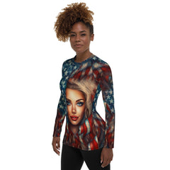 American Aspirations Women's Rash Guard - Beyond T-shirts