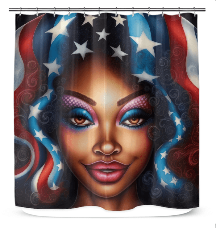 American Glory Shower Curtain - Beyond T-shirts