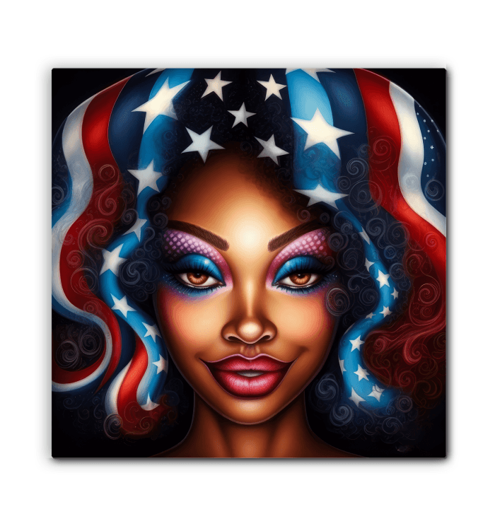 American Glory Wrapped Canvas - Beyond T-shirts