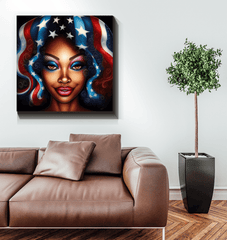 American Glory Wrapped Canvas - Beyond T-shirts