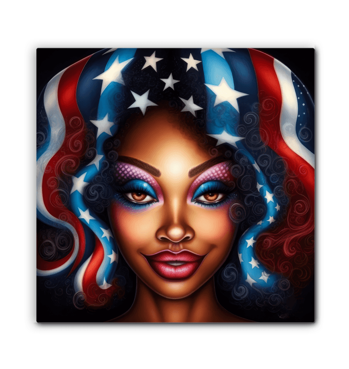 American Glory Wrapped Canvas - Beyond T-shirts