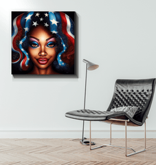 American Glory Wrapped Canvas - Beyond T-shirts