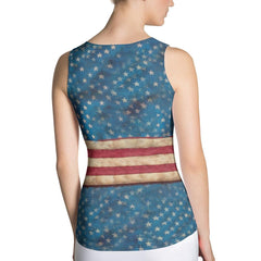 American Ingenuity Sublimation Cut & Sew Tank Top - Beyond T-shirts