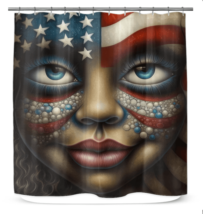 American Innovation Shower Curtain - Beyond T-shirts