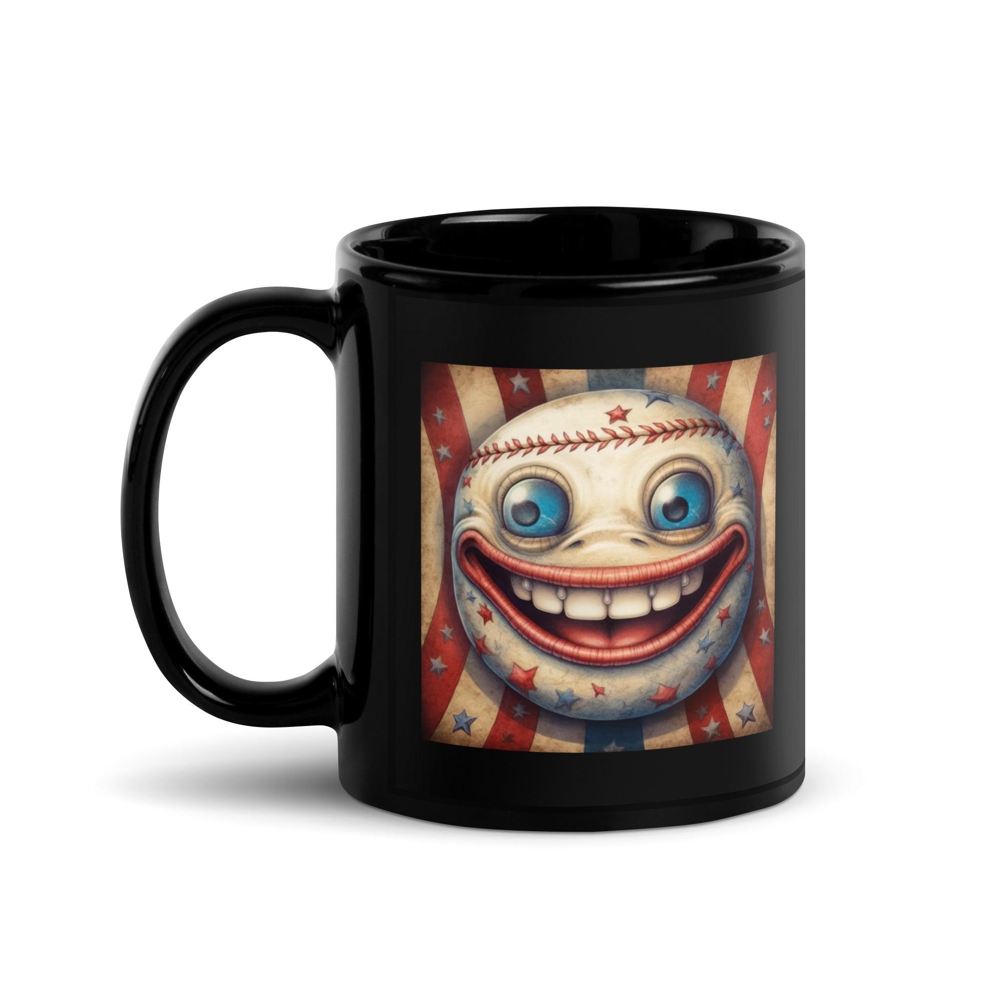 American Inspiration Black Glossy Mug - Beyond T-shirts